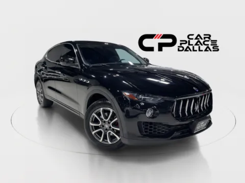 Black 2017 Maserati Levante ,NAV,HTD LTHR,19 WHLS,BI-XENON,TWIN TURBO V6,ZF 8-SPD for sale in Addison, TX