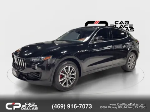 Another view of 2017 Maserati Levante AWD,V6,LEATHER,NAV,CAM,BLUETOOTH,PREMIUM AUDIO,BLACK EXT for sale in Addison, TX at Car Place Dallas