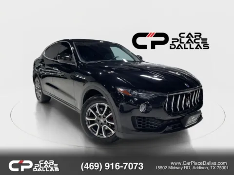 Black 2017 Maserati Levante AWD,V6,LEATHER,NAV,CAM,BLUETOOTH,PREMIUM AUDIO,BLACK EXT for sale in Addison, TX