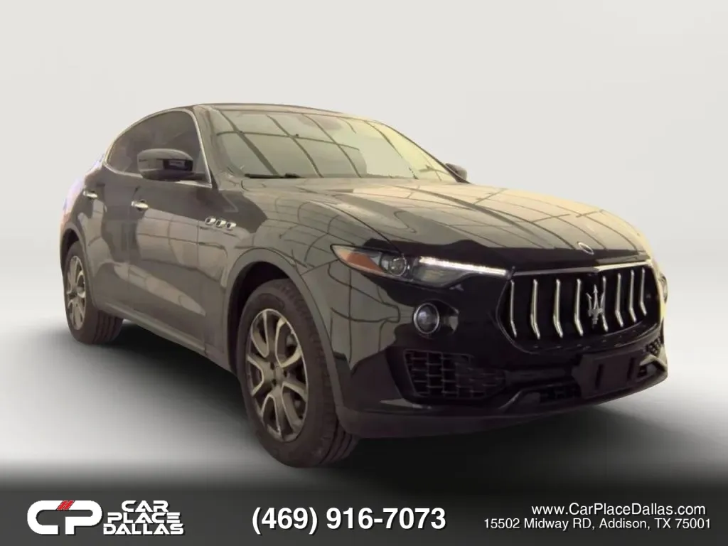 Black 2017 Maserati Levante AWD,V6,LEATHER,NAV,CAM,BLUETOOTH,PREMIUM AUDIO,BLACK EXT for sale in Addison, TX