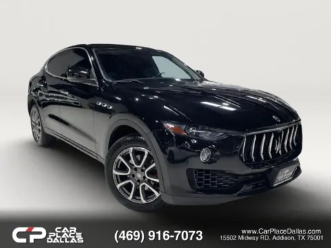 Black 2017 Maserati Levante AWD,V6,LEATHER,NAV,CAM,BLUETOOTH,PREMIUM AUDIO,BLACK EXT for sale in Addison, TX