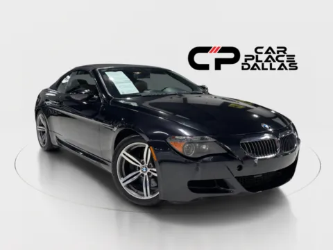Black 2007 BMW M6 CONV,V10,LEATHER,NAV,PREMIUM AUDIO,LOW MILES,M PERFORMANCE for sale in Addison, TX