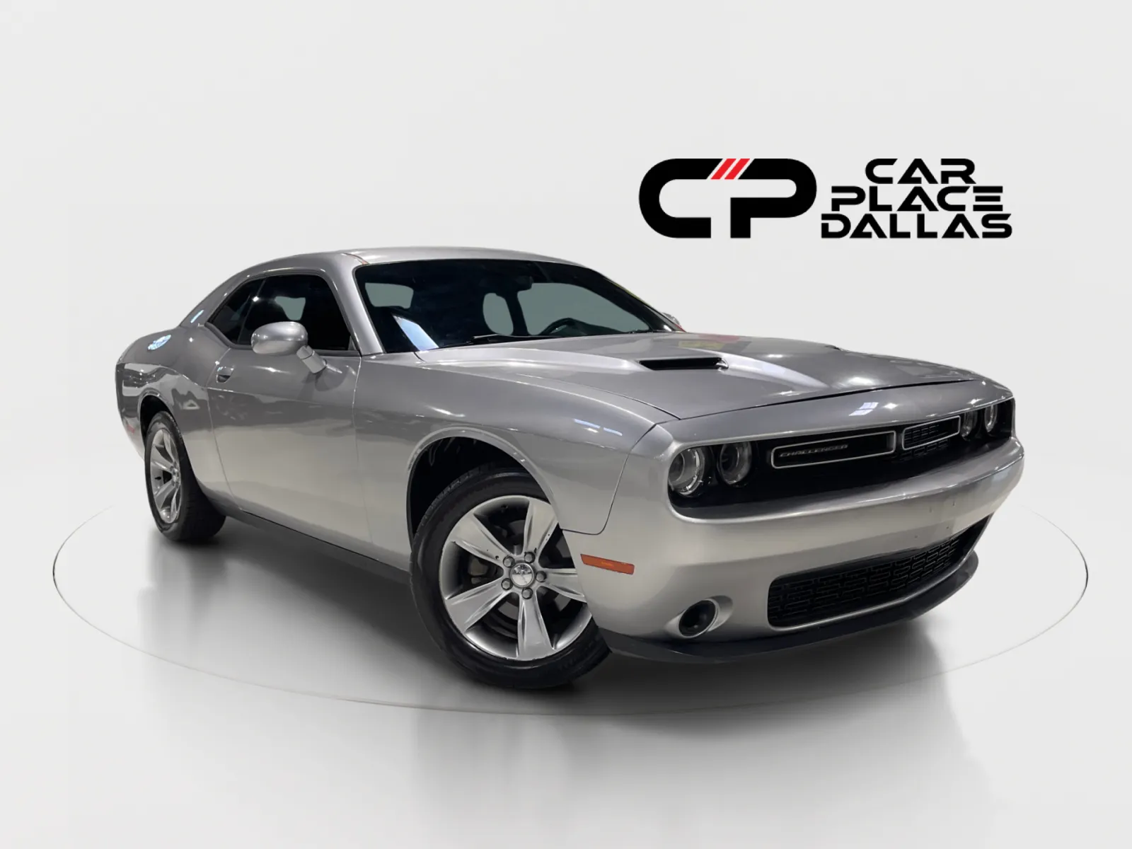 Silver 2016 Dodge Challenger SXT,3.6 V6,8-SPD,SPORT MODE,SPORT SUSP,18 WHLS,UCONNECT,BT for sale in Addison, TX