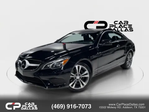 Photos of 2016 Mercedes-Benz E-Class E 400 4MATIC Coupe,PREM 2,NAV,PANO,HK,VENT LTHR,BLIND SPOT,LANE ASST,CARPLAY,18 WHLS for sale in Addison, TX at Car Place Dallas