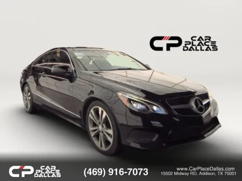 Black 2016 Mercedes-Benz E-Class E 400 4MATIC Coupe 2D for sale in Addison, TX