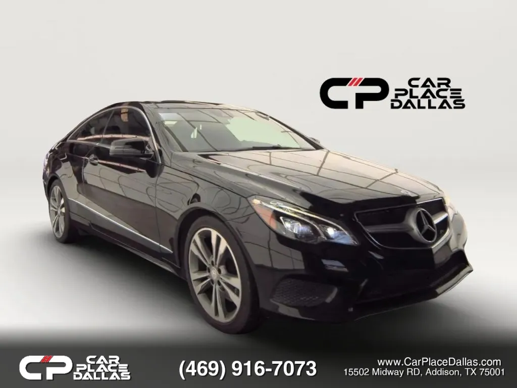 Black 2016 Mercedes-Benz E-Class E 400 4MATIC Coupe 2D for sale in Addison, TX