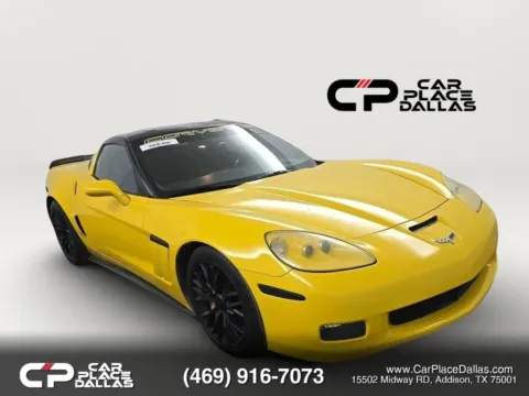Yellow 2010 Chevrolet Corvette Grand Sport Coupe 2D for sale in Addison, TX