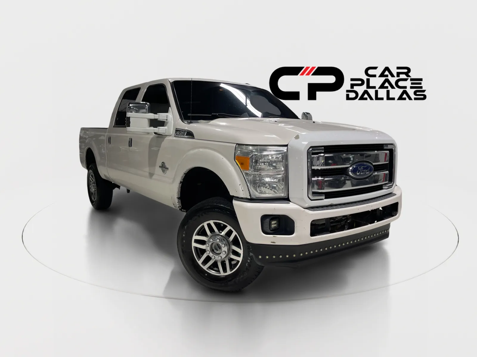 White 2016 Ford F350 Super Duty Crew Cab Platinum DIESEL,CREW CAB,LEATHER,NAV,CAM,HTD/VENT STS,TOW PKG for sale in Addison, TX