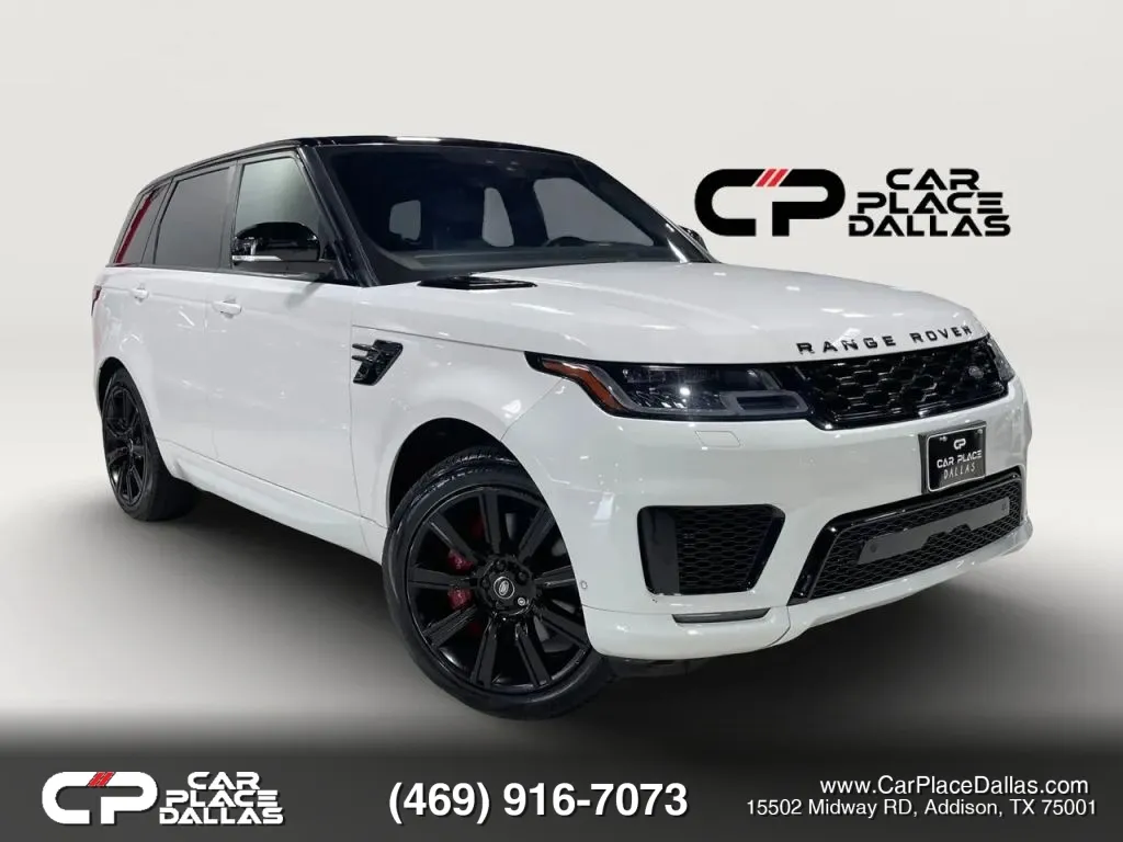 White 2020 Land Rover Range Rover Sport P525 HSE Dynamic V8,AWD,LEATHER,NAV,CAM,PREMIUM AUDIO,DYNAMIC PKG for sale in Addison, TX