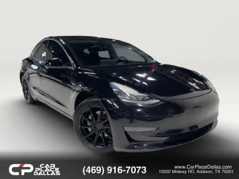 Black 2020 Tesla Model 3 Standard Range Plus EV,NAV,CAM,GLASS ROOF,AUTOPILOT,HTD STS,BLUETOOTH for sale in Addison, TX