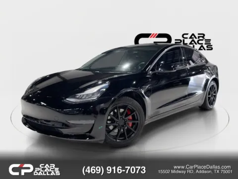 Photos of 2020 Tesla Model 3 Standard Range Plus EV,NAV,CAM,GLASS ROOF,AUTOPILOT,HTD STS,BLUETOOTH for sale in Addison, TX at Car Place Dallas