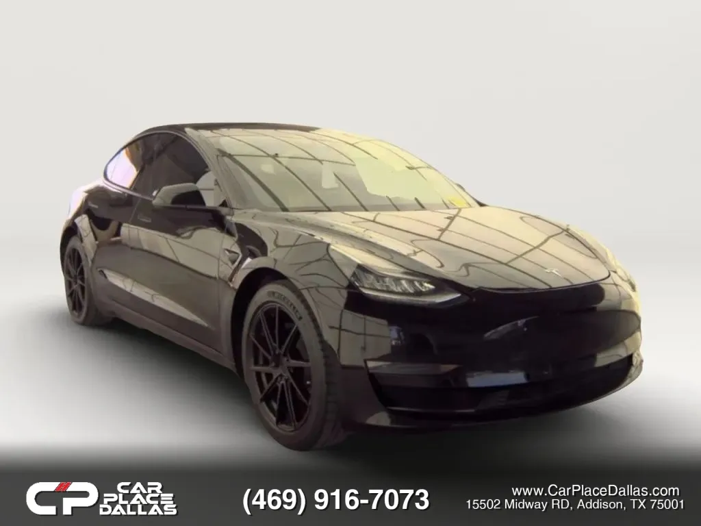 Black 2020 Tesla Model 3 Standard Range Plus EV,NAV,CAM,GLASS ROOF,AUTOPILOT,HTD STS,BLUETOOTH for sale in Addison, TX