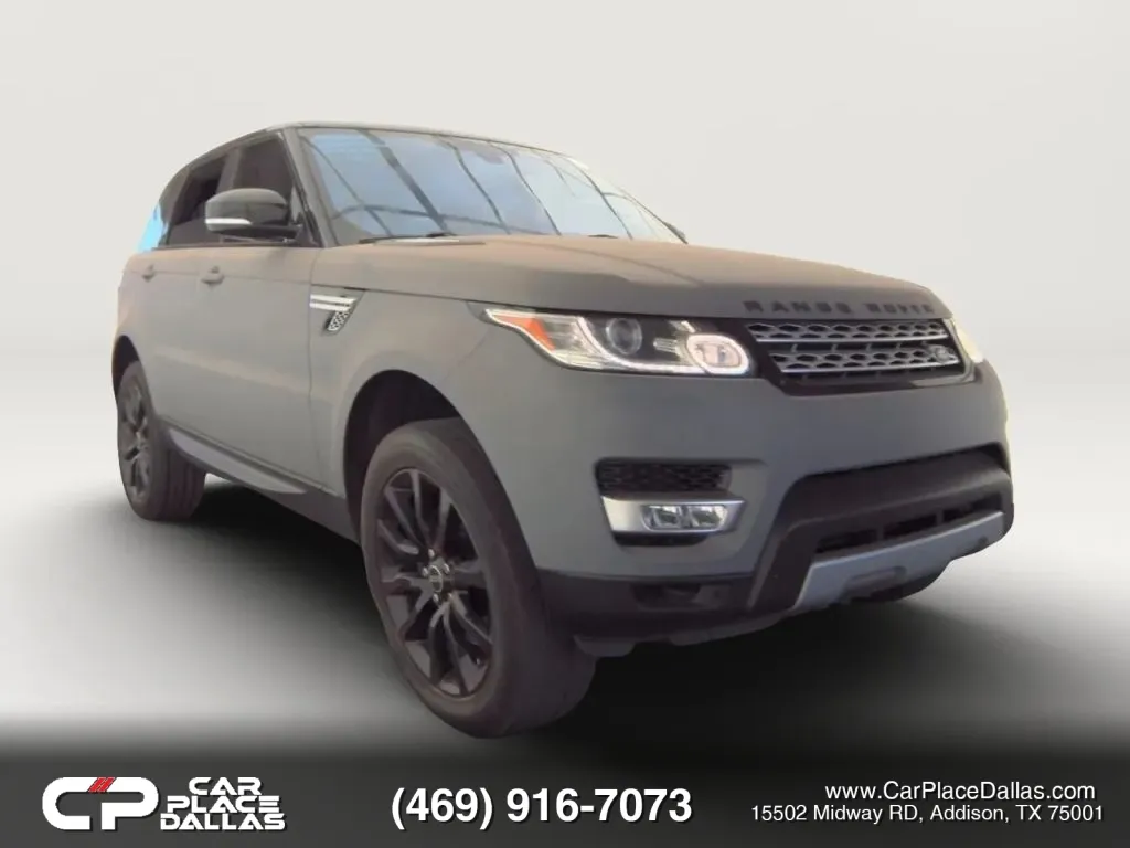 White 2016 Land Rover Range Rover Sport HSE Td6 DIESEL,AWD,LEATHER,NAV,CAM,PANO,PREMIUM AUDIO for sale in Addison, TX