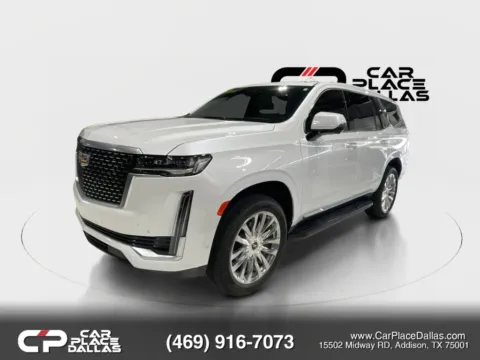 Another view of 2022 Cadillac Escalade Premium Luxury Sport Utility 4D for sale in Addison, TX at Car Place Dallas