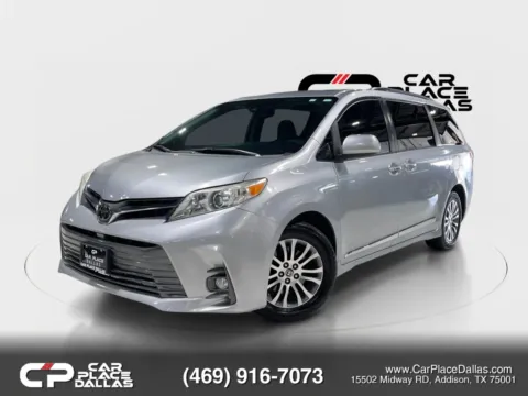 Photos of 2020 Toyota Sienna XLE NAV,CARPLAY,HTD LTHR,BLIND SPOT,PWR DOORS,PWR LIFTGATE,MOONROOF,CAM,3RD ROW for sale in Addison, TX at Car Place Dallas
