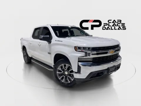 White 2020 Chevrolet Silverado 1500 Crew Cab LT DURAMAX,4X4,CARPLAY,ANDROID AUTO,HTD STS,REMOTE START,CAM,TRAILER PKG,CREW CAB for sale in Addison, TX