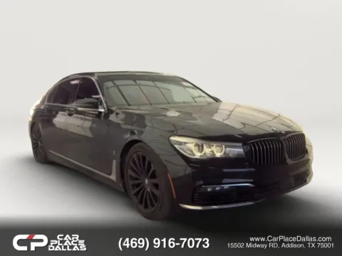 Blue 2018 BMW 7 Series 740e xDrive NAV,HUD,360 CAM,H/K,PHEV,HTD LTHR,SOFT CLOSE,CARPLAY,AWD for sale in Addison, TX