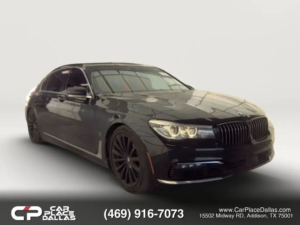 Blue 2018 BMW 7 Series 740e xDrive NAV,HUD,360 CAM,H/K,PHEV,HTD LTHR,SOFT CLOSE,CARPLAY,AWD for sale in Addison, TX