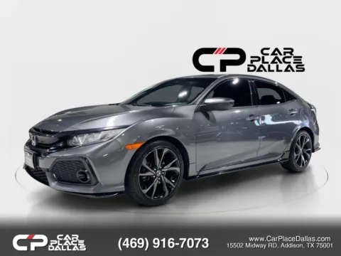 More photos of 2017 Honda Civic Sport HATCHBACK,CAM,BT,1.5T,FOLD SEATS,ALLOYS at Car Place Dallas, TX