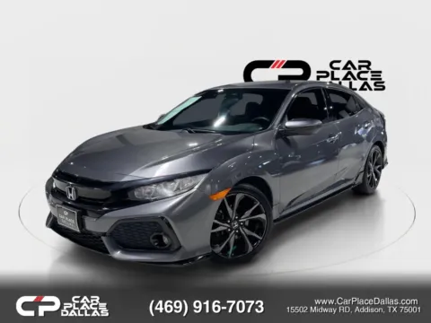Photos of 2017 Honda Civic Sport HATCHBACK,CAM,BT,1.5T,FOLD SEATS,ALLOYS for sale in Addison, TX at Car Place Dallas