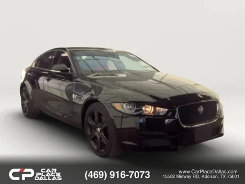 Black 2019 Jaguar XE 20d Prestige DIESEL,LTHR,BT,PUSH START,LUXURY SEDAN for sale in Addison, TX