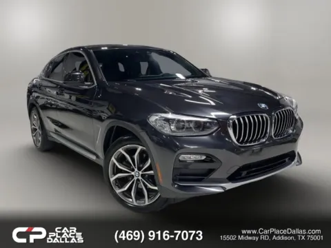 Gray 2019 BMW X4 xDrive30i CAM,PWR LIFTGATE,AWD,BLUETOOTH,PUSH START for sale in Addison, TX