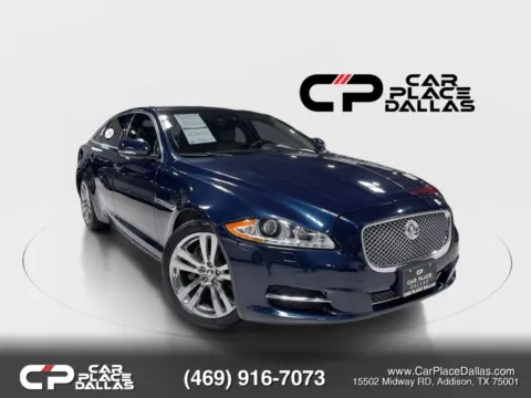 Blue 2013 Jaguar XJ L Portfolio NAV,CAM,PANO,HTD/COOLED LTHR,REAR EXEC STS,MERIDIAN,V8 for sale in Addison, TX