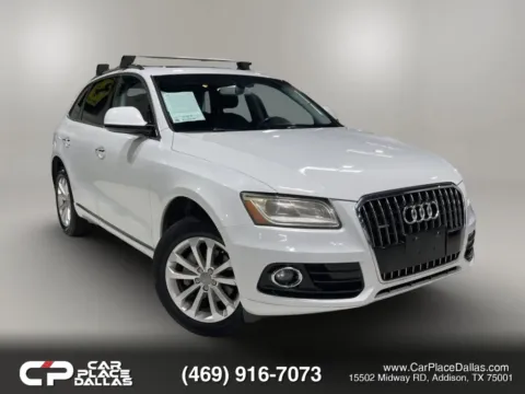 White 2016 Audi Q5 2.0T Premium QUATTRO,HTD LTHR,MMI,18IN WHLS,TURBO,AWD for sale in Addison, TX