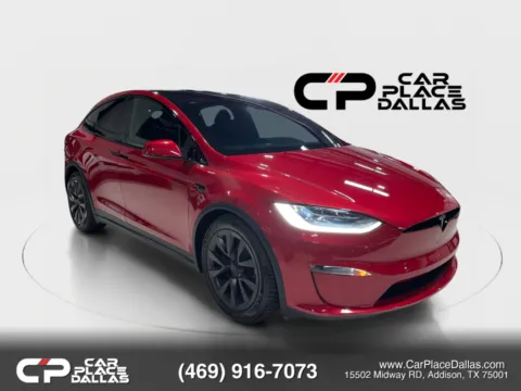 Photos of 2023 Tesla Model X Standard Range,DUAL MOTOR AWD,ULTRA RED,20 CYBERSTREAM,5 SEAT,PREM AUDIO for sale in Addison, TX at Car Place Dallas