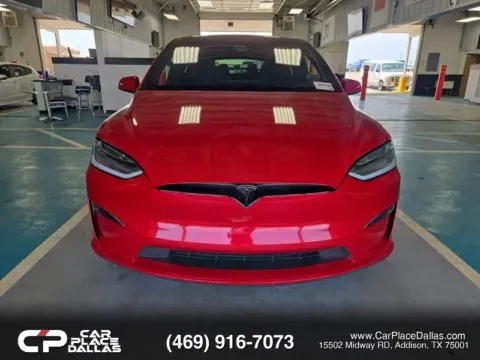 Photos of 2023 Tesla Model X Standard Range,DUAL MOTOR AWD,ULTRA RED,20 CYBERSTREAM,5 SEAT,PREM AUDIO for sale in Addison, TX at Car Place Dallas