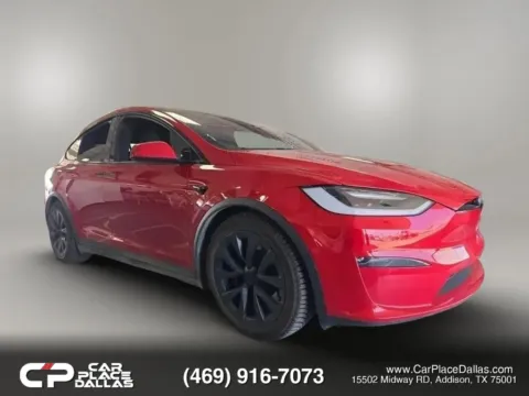 Red 2023 Tesla Model X Standard Range DUAL MOTOR,AWD,ULTRA RED,PREM AUDIO,20IN WHEELS,5 SEAT for sale in Addison, TX