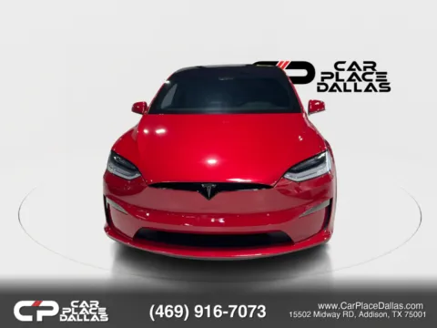 Another view of 2023 Tesla Model X Standard Range,DUAL MOTOR AWD,ULTRA RED,20 CYBERSTREAM,5 SEAT,PREM AUDIO for sale in Addison, TX at Car Place Dallas