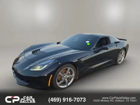 Photos of 2014 Chevrolet Corvette Stingray 6.2L V8,455HP,CAM,REM ROOF,RWD,LOW MILES for sale in Addison, TX at Car Place Dallas