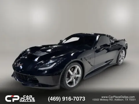 Another view of 2014 Chevrolet Corvette Stingray 3LT,7-SPD MANUAL,NAV,HUD,HTD/VENT STS,BOSE,NPP EXHAUST,CARBON ROOF for sale in Addison, TX at Car Place Dallas