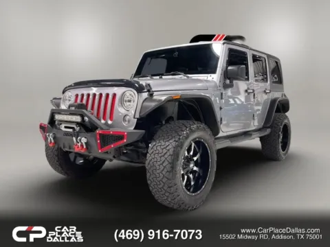 More photos of 2018 Jeep Wrangler Unlimited Willys Wheeler 4X4,HARD TOP,LED LIGHTS,TOW PKG,TRAC-LOK,ROCK RAILS,BT at Car Place Dallas, TX