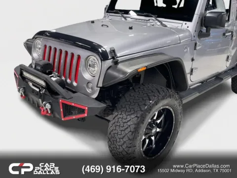 More photos of 2018 Jeep Wrangler Unlimited Willys Wheeler 4X4,HARD TOP,LED LIGHTS,TOW PKG,TRAC-LOK,ROCK RAILS,BT at Car Place Dallas, TX