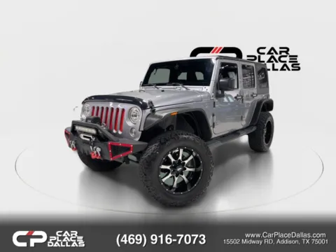 Photos of 2018 Jeep Wrangler Unlimited Willys Wheeler 4X4,HARD TOP,17 BLACK WHLS,TRAC-LOK,3.73 AXLE,LED,TOW PKG,BT for sale in Addison, TX at Car Place Dallas