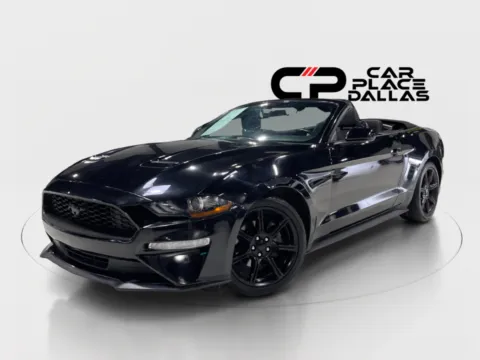 Photos of 2020 Ford Mustang EcoBoost CONVERTIBLE,TURBO,CAM,BT,PUSH START,RWD,TRACK APPS for sale in Addison, TX at Car Place Dallas