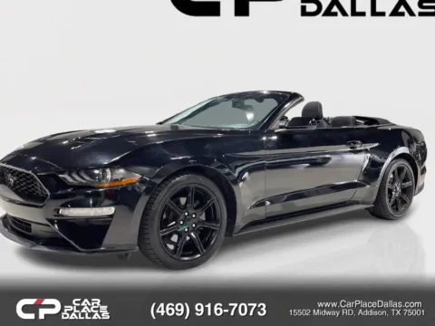 More photos of 2020 Ford Mustang EcoBoost CONVERTIBLE,TURBO,CAM,BT,PUSH START,RWD,TRACK APPS at Car Place Dallas, TX