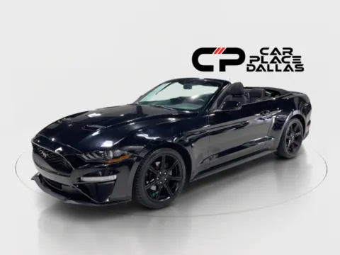 Another view of 2020 Ford Mustang EcoBoost CONVERTIBLE,TURBO,CAM,BT,PUSH START,RWD,TRACK APPS for sale in Addison, TX at Car Place Dallas