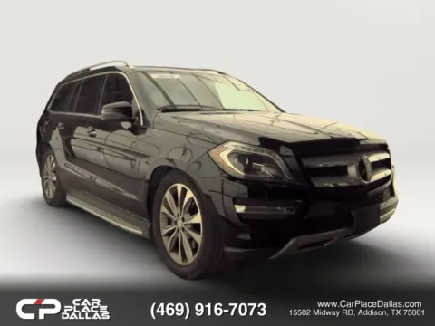 Black 2015 Mercedes-Benz GL-Class GL 450 4MATIC,3RD ROW,TWIN TURBO,PWR LIFTGATE,AWD,HTD STS for sale in Addison, TX