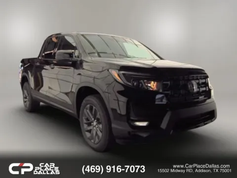Black 2024 Honda Ridgeline Sport AWD,V6,CAM,CARPLAY,ANDROID AUTO,HONDA SENSING,IN-BED TRUNK for sale in Addison, TX