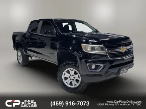 Black 2018 Chevrolet Colorado Crew Cab LT CREW CAB,V6,CAM,CARPLAY,ANDROID AUTO,5FT BED,RWD for sale in Addison, TX