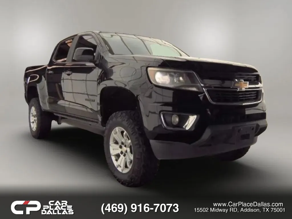 Black 2018 Chevrolet Colorado Crew Cab LT CREW CAB,V6,CAM,CARPLAY,ANDROID AUTO,5FT BED,RWD for sale in Addison, TX