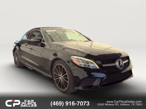 Black 2019 Mercedes-Benz C-Class C 300 Coupe 2D for sale in Addison, TX