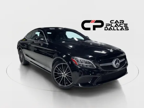Black 2019 Mercedes-Benz C-Class C 300 Coupe TURBO,CAM,PWR STS,MEMORY,LED,BT,RWD for sale in Addison, TX