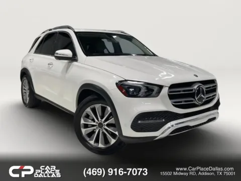 White 2020 Mercedes-Benz GLE 350 4MATIC,MBUX,CAM,CARPLAY,ANDROID AUTO,PWR LIFTGATE,AWD for sale in Addison, TX