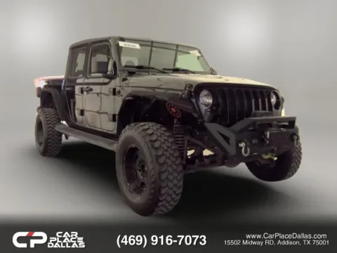 Black 2023 Jeep Gladiator Sport 4X4,V6,CREW CAB,5FT BED,CAM,TRAIL READY for sale in Addison, TX