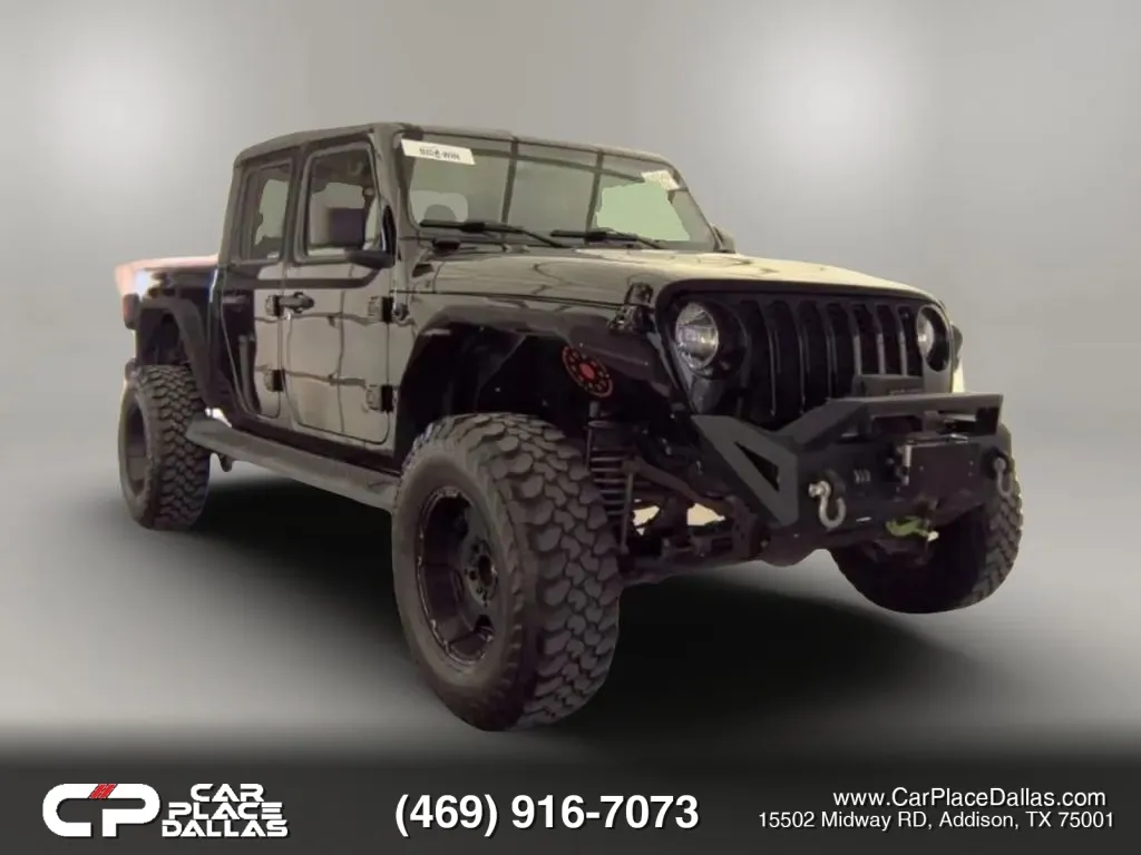Black 2023 Jeep Gladiator Sport 4X4,V6,CREW CAB,5FT BED,CAM,TRAIL READY for sale in Addison, TX