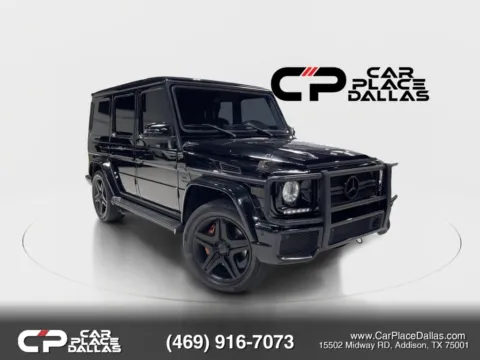 Black 2014 Mercedes-Benz G-Class G 63 AMG 536HP,NAV,CAM,SUNROOF,HTD/COOLED LTHR,HARMAN KARDON,4MATIC for sale in Addison, TX